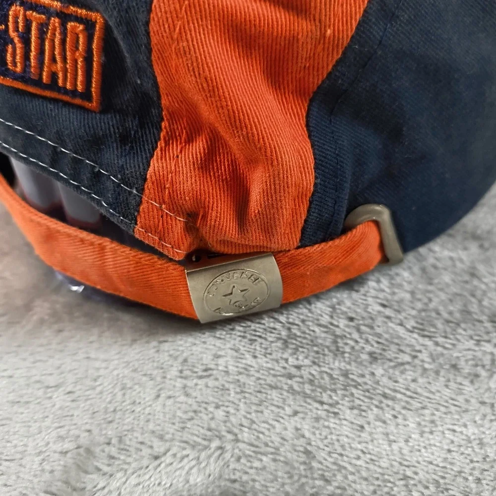 Vintage Converse Baseball Hat‎ Cap Blue Orange Strapback Dad Chuck Taylor Y2K